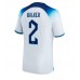 Cheap England Kyle Walker #2 Home Football Shirt World Cup 2022 Short Sleeve